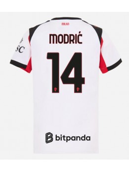 AC Milan Luka Modric #14 Replika Borta Kläder Dam 2025-26 Kortärmad